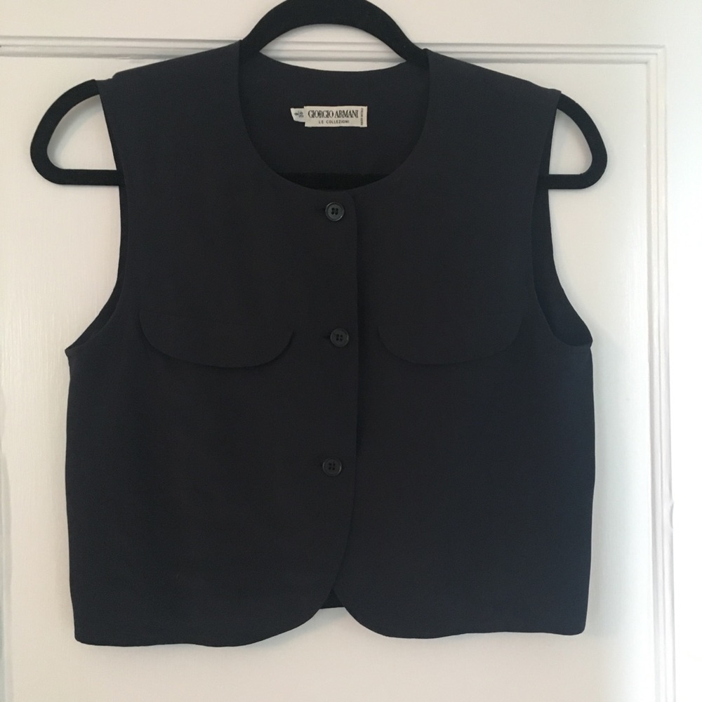 Vintage Giorgio Armani Cropped Blouse